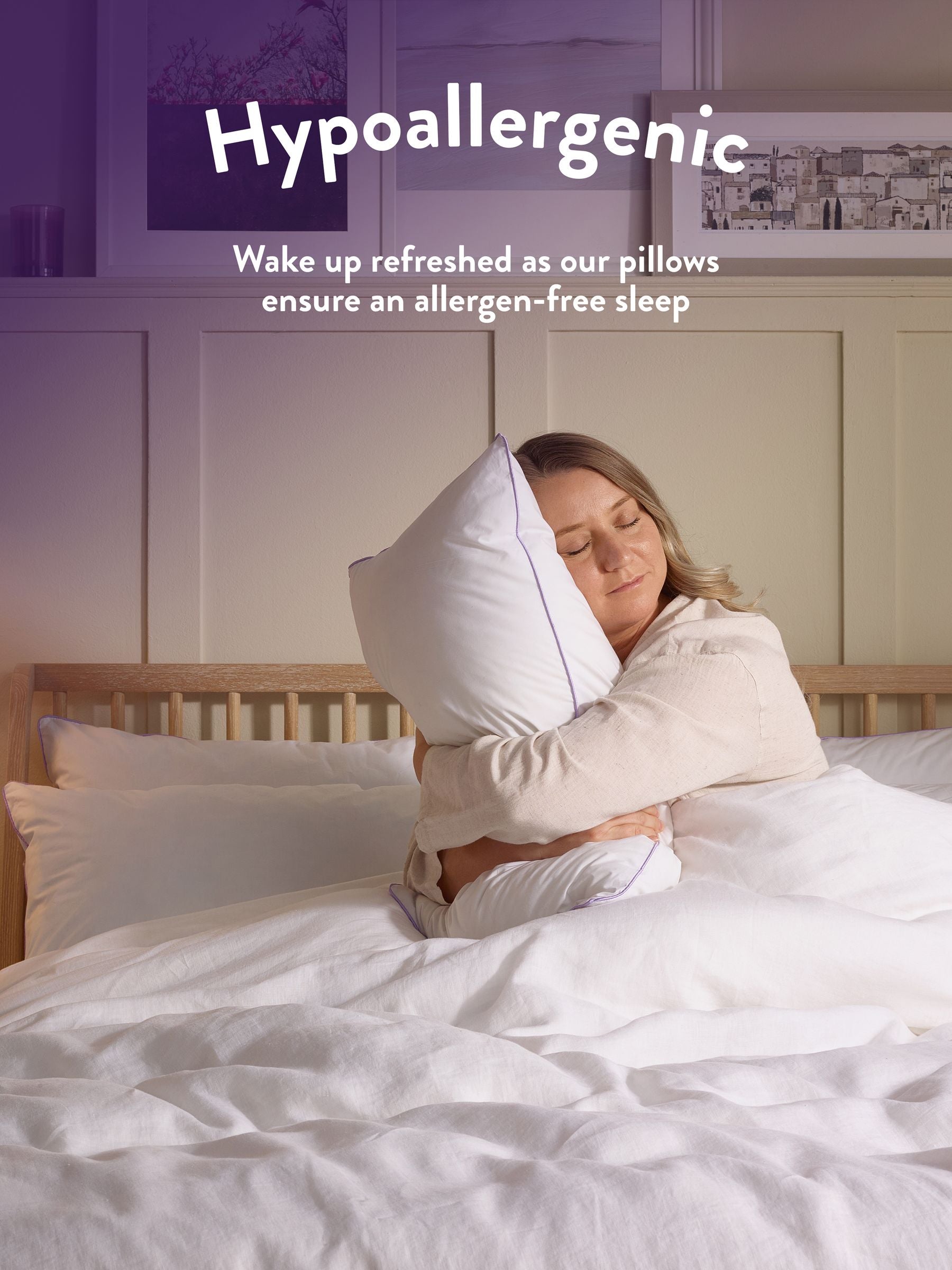 Slumberdown Firm Side Sleeper pillows 2 Pack (British brand)