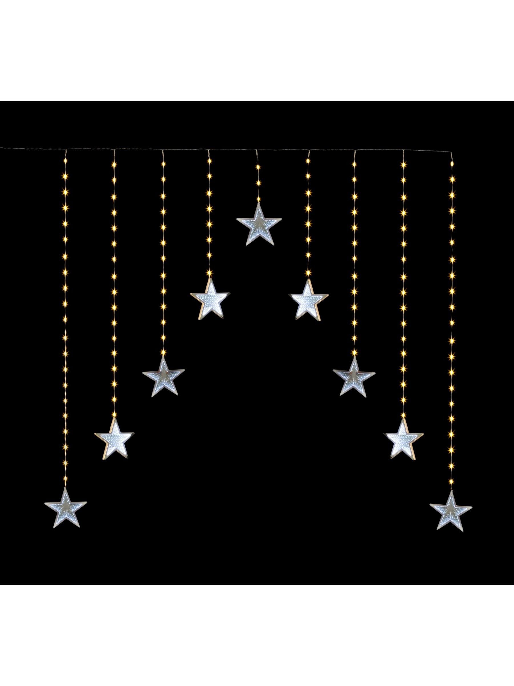 Premier Decorations infinity star curtain lights 1.2x1.2m - British product