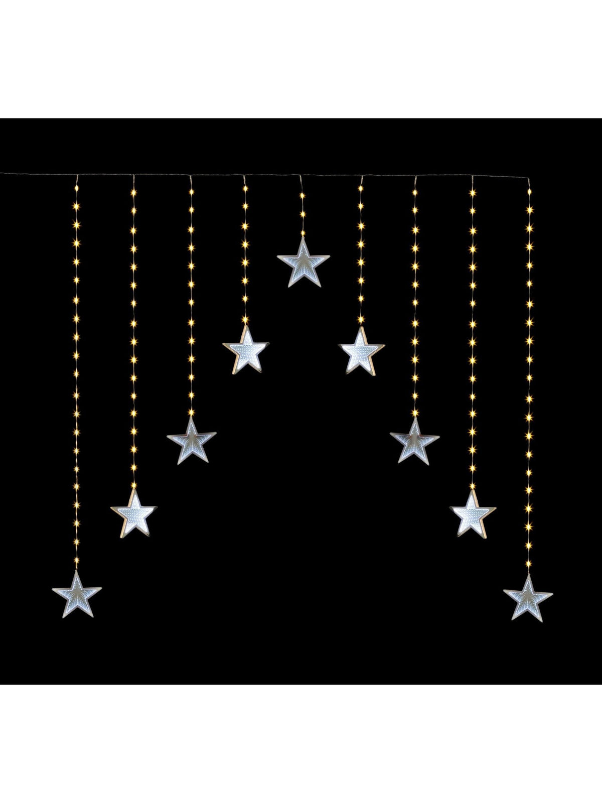Premier Decorations infinity star curtain lights 1.2x1.2m - British product