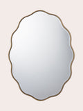 Laura Ashley Gold Medora Oval Mirror 71x55cm - British product