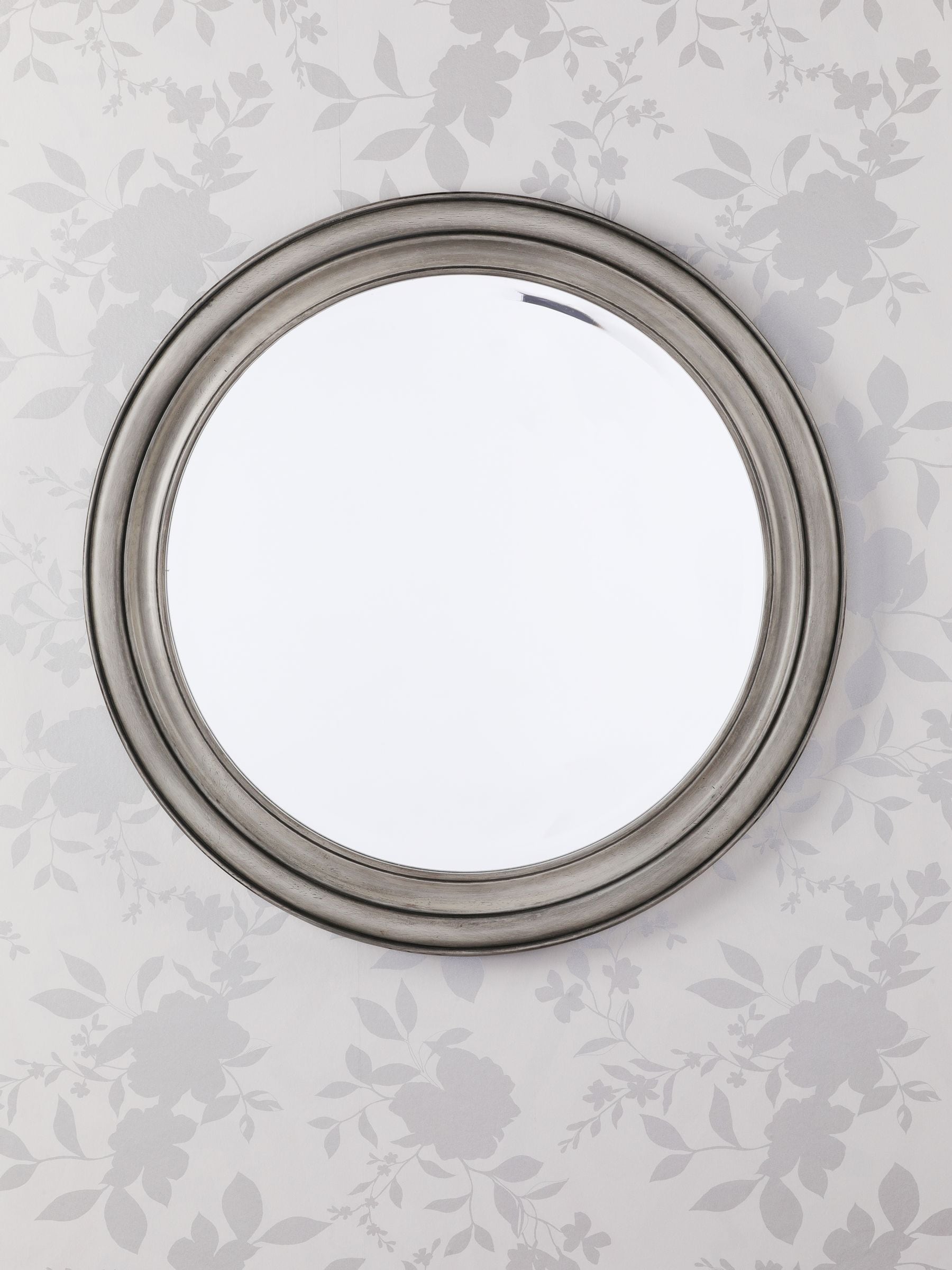 Laura Ashley grey Tate wooden mirror 60cm (British brand)