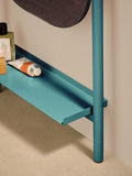 MADE.COM Teal Sylas full-length leaner mirror with shelf 176.5cm (British brand)