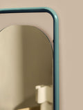 MADE.COM Teal Sylas full-length leaner mirror with shelf 176.5cm (British brand)