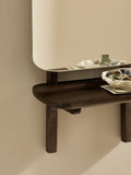 MADE.COM Wood Maggie Mirror with shelf - British brand