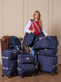 Joules Coast Navy Packaway Duffle Bag, UK version