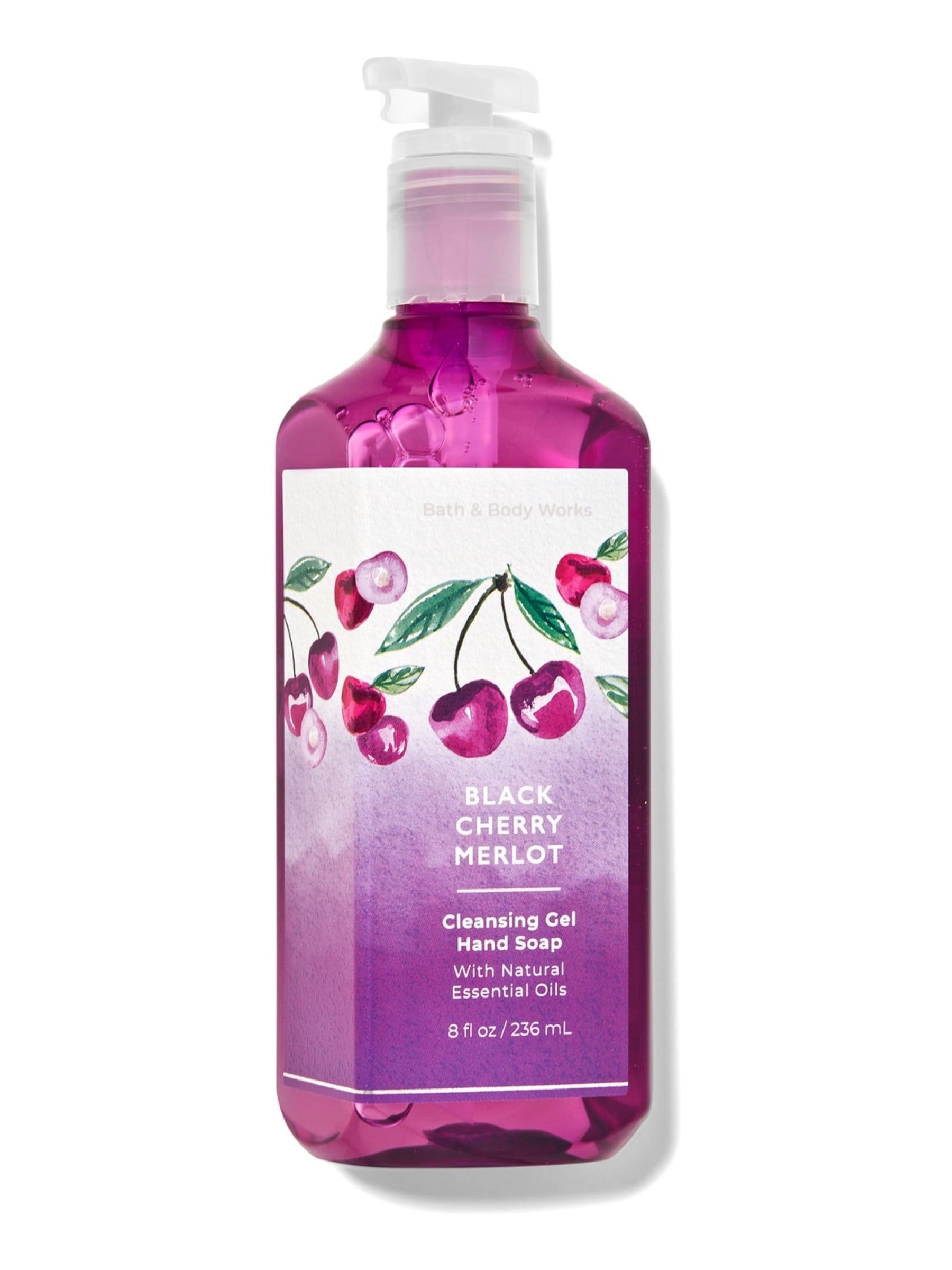 Bath & Body Works Black Cherry Merlot Cleansing Gel Hand Soap 236ml