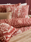 Wylder Red Wood Albus Owl Reversible Duvet Cover Set (British brand)