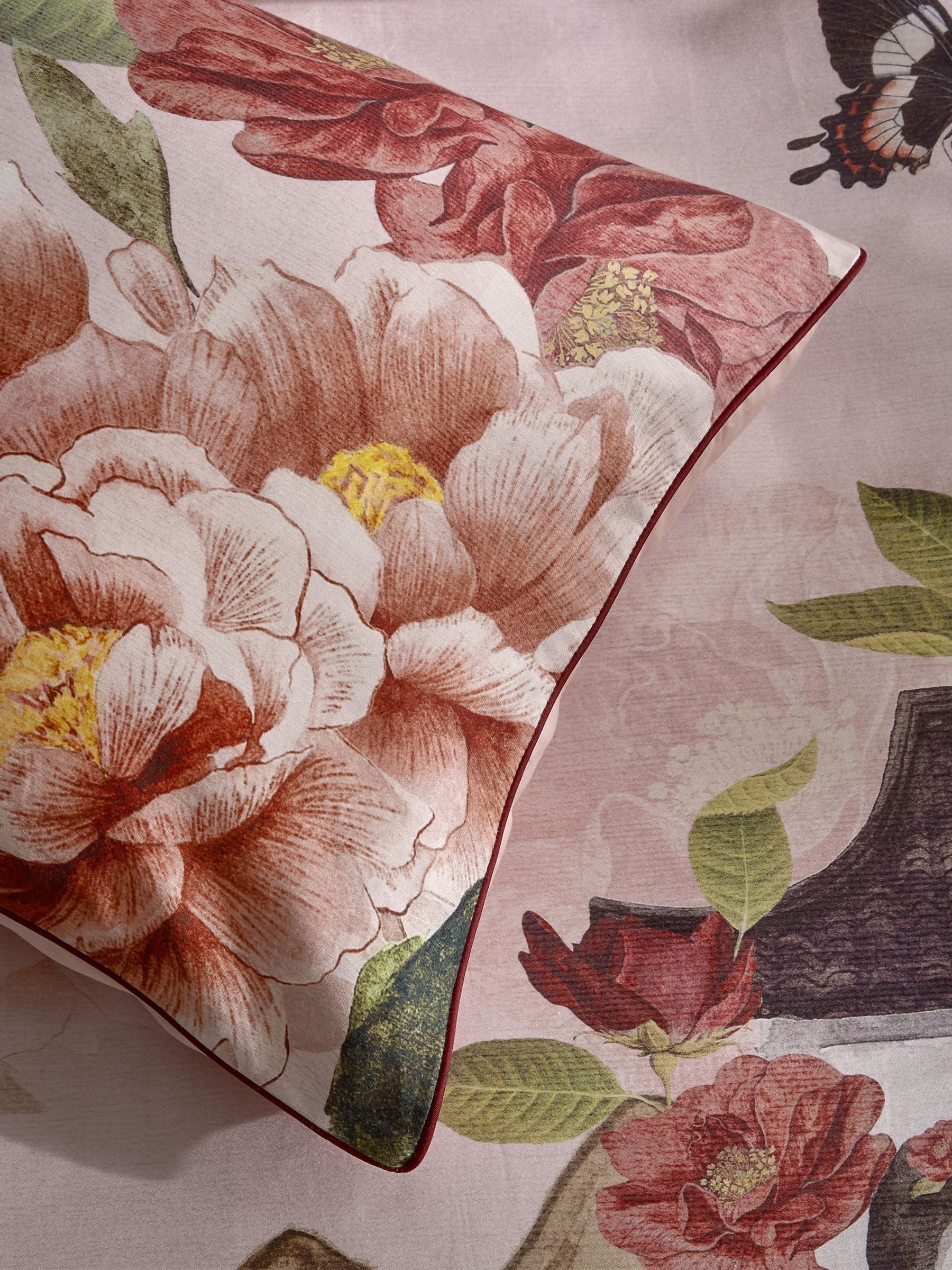 Paoletti Blush Geisha duvet cover set imported from the UK