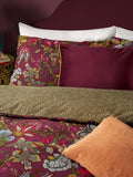 Wylder Cerise Viranai Exotic Floral Duvet Cover Set (British brand)