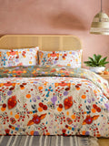 La Vida Festive reversible duvet cover and pillowcase set - British product