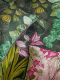 Paoletti Pink and Green Veadeiros duvet cover set, imported from the UK