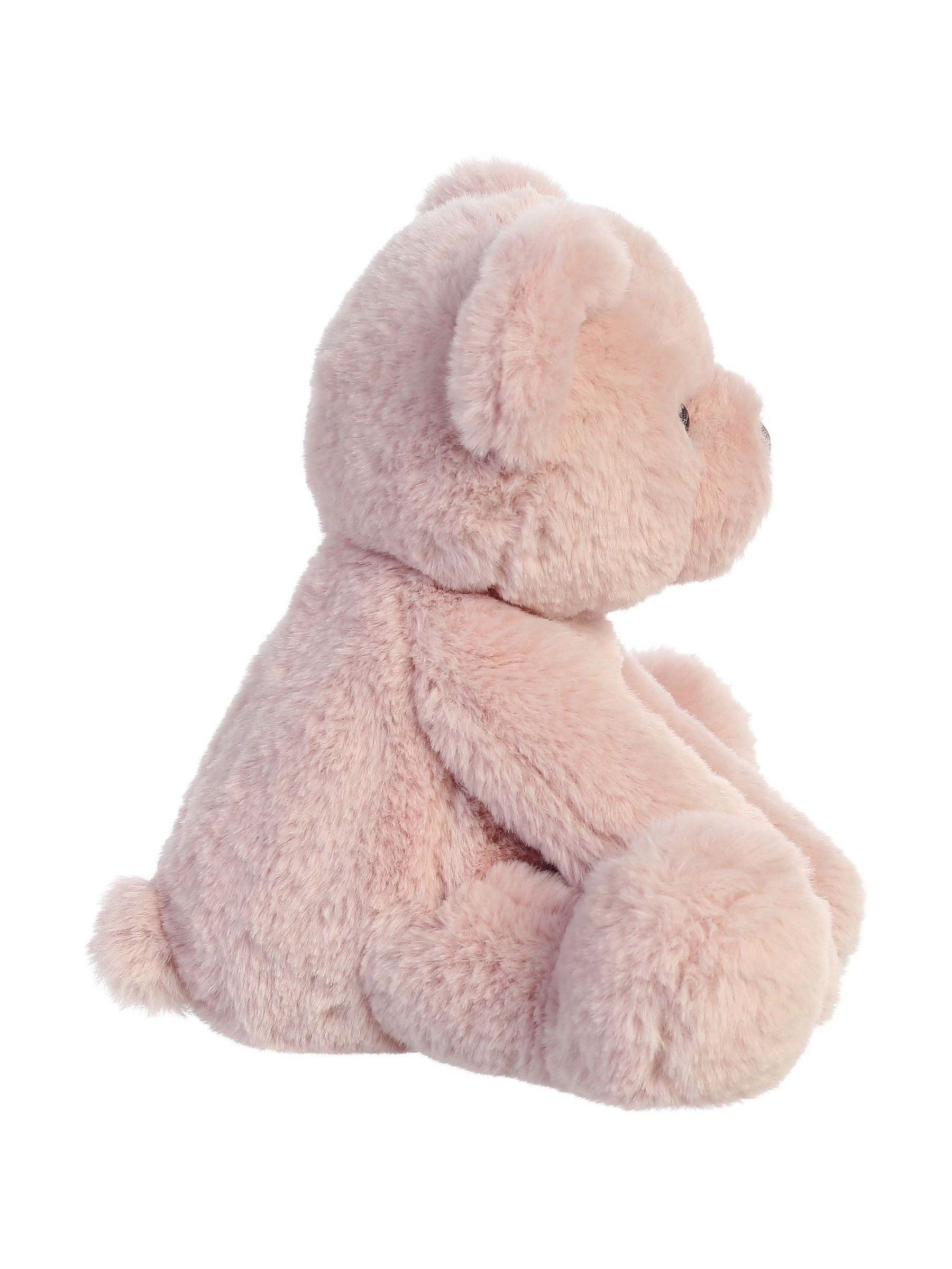 Aurora World Avery dusty pink plush bear soft toy, UK version
