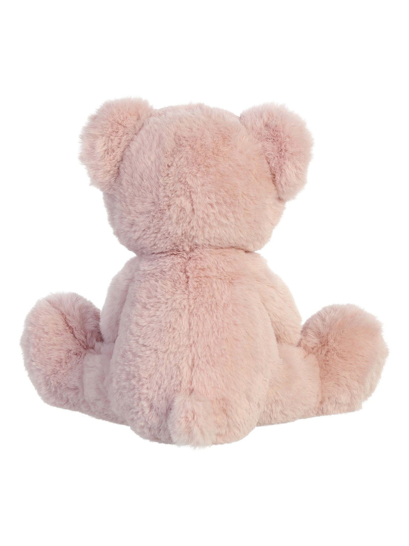 Aurora World Avery dusty pink plush bear soft toy, UK version