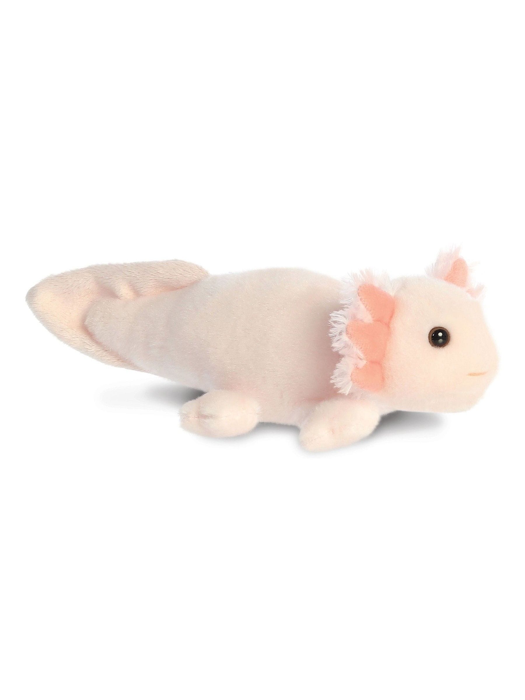 Aurora World Mini Flopsies Axel Axolotl pink plush toy 8 inch (British brand)