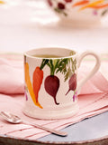 Emma Bridgewater Cream Carrots & Beets 1/2 Pint Mug