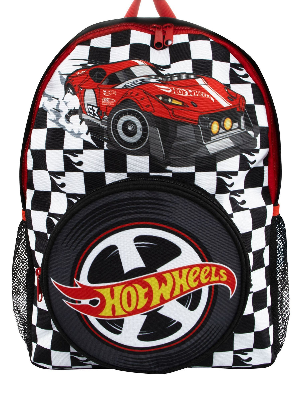 Hot Wheels backpack with wheel pocket, imported from the UK
