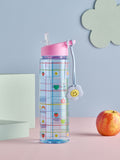 Blue Flower Power water bottle 700ml - British product