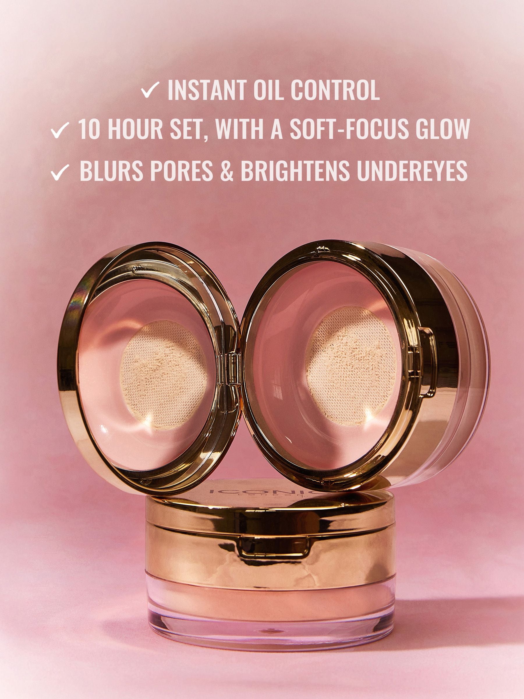 ICONIC London Velvet Blur Translucent Setting Powder, UK version