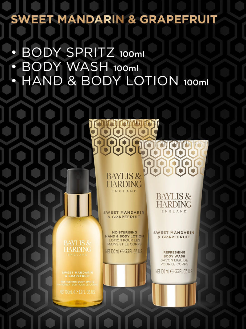 Baylis & Harding Sweet Mandarin & Grapefruit Luxury Wash Bag Gift Set