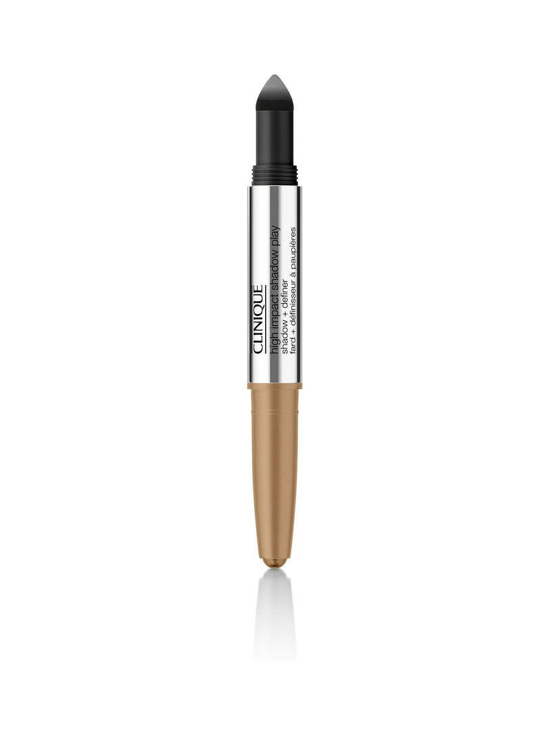Clinique High Impact Shadow Play Eyeshadow Cafe Au Lait Dual-Ended Eyeshadow Stick