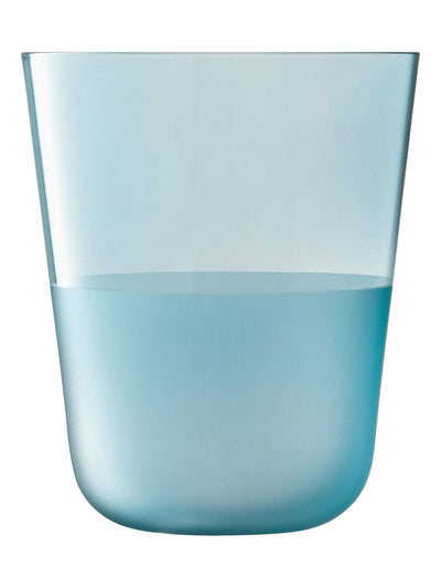 LSA International Sky Arc Kontrastbecher 380ml Set mit 2 Trinkgläsern