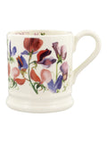 Emma Bridgewater Cream Sweet Pea Multi 1/2 Pint Becher