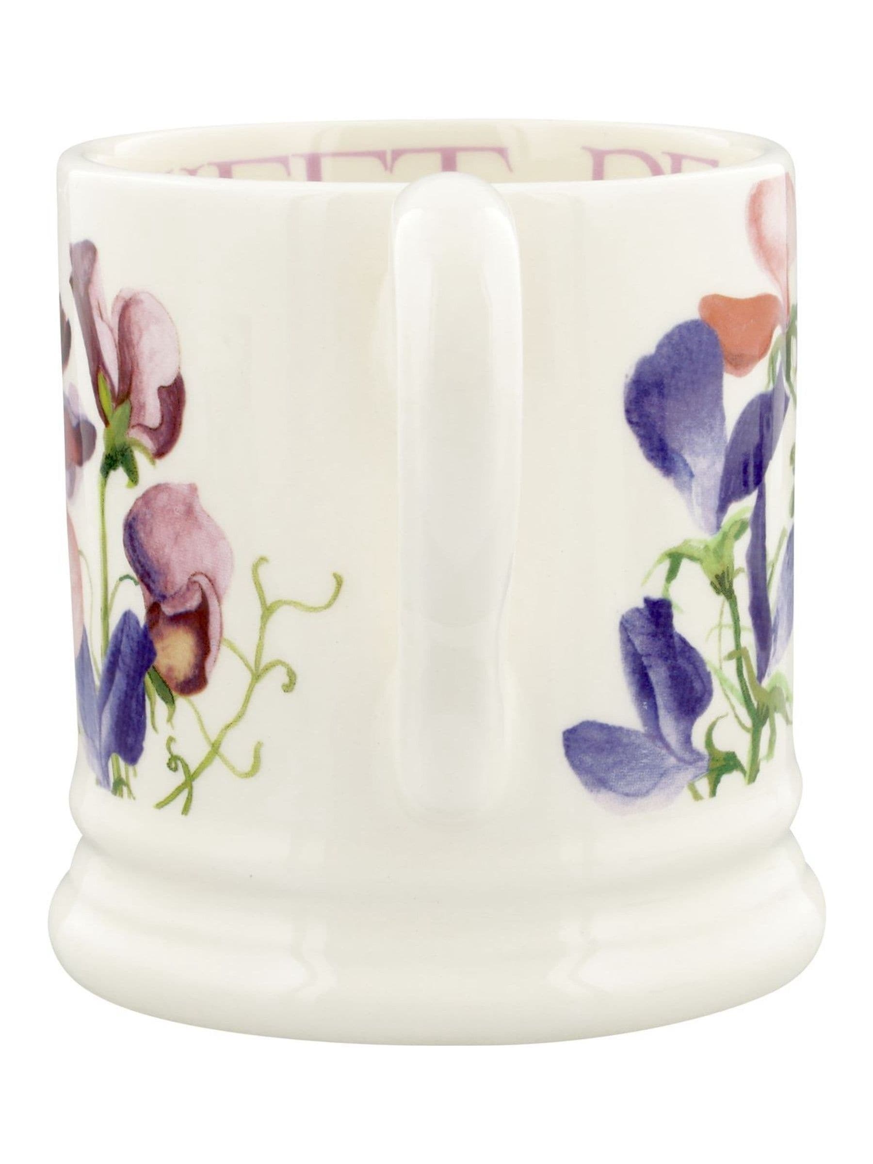 Emma Bridgewater Cream Sweet Pea Multi 1/2 Pint Mug