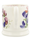 Emma Bridgewater Cream Sweet Pea Multi 1/2 Pint Mug