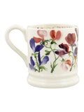 Emma Bridgewater Cream Sweet Pea Multi 1/2 Pint Mug