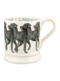 Emma Bridgewater Cream Black Labrador 1/2 Pint Mug