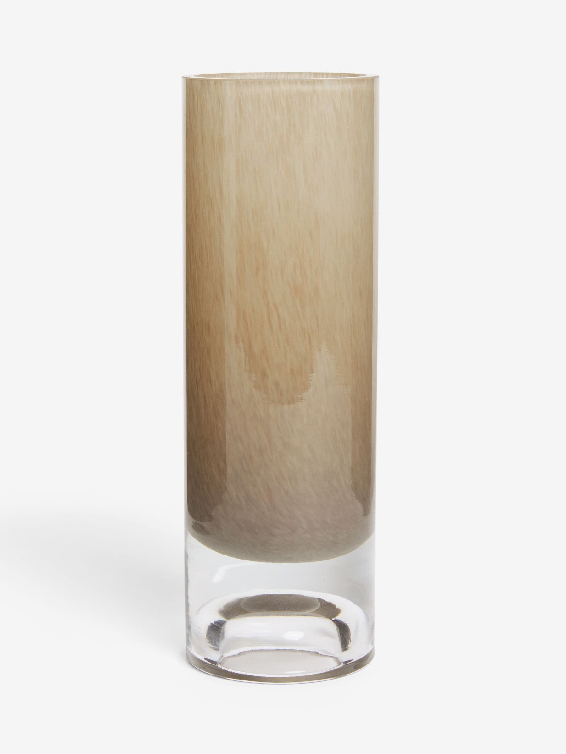Sosandar grey glass vases set of 2, UK version