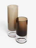 Sosandar grey glass vases set of 2, UK version