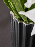 Sosandar Silver Chrome Vase 25cm stoneware (British brand)