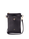 LRM Goods personalised leather phone bag - British product