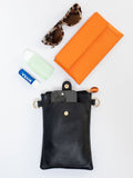 LRM Goods personalised leather phone bag - British product