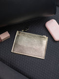 LRM Goods gold personalised leather Bertie purse (British brand)