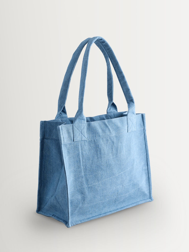 GANNI blue Easy Shopper denim bag - British product