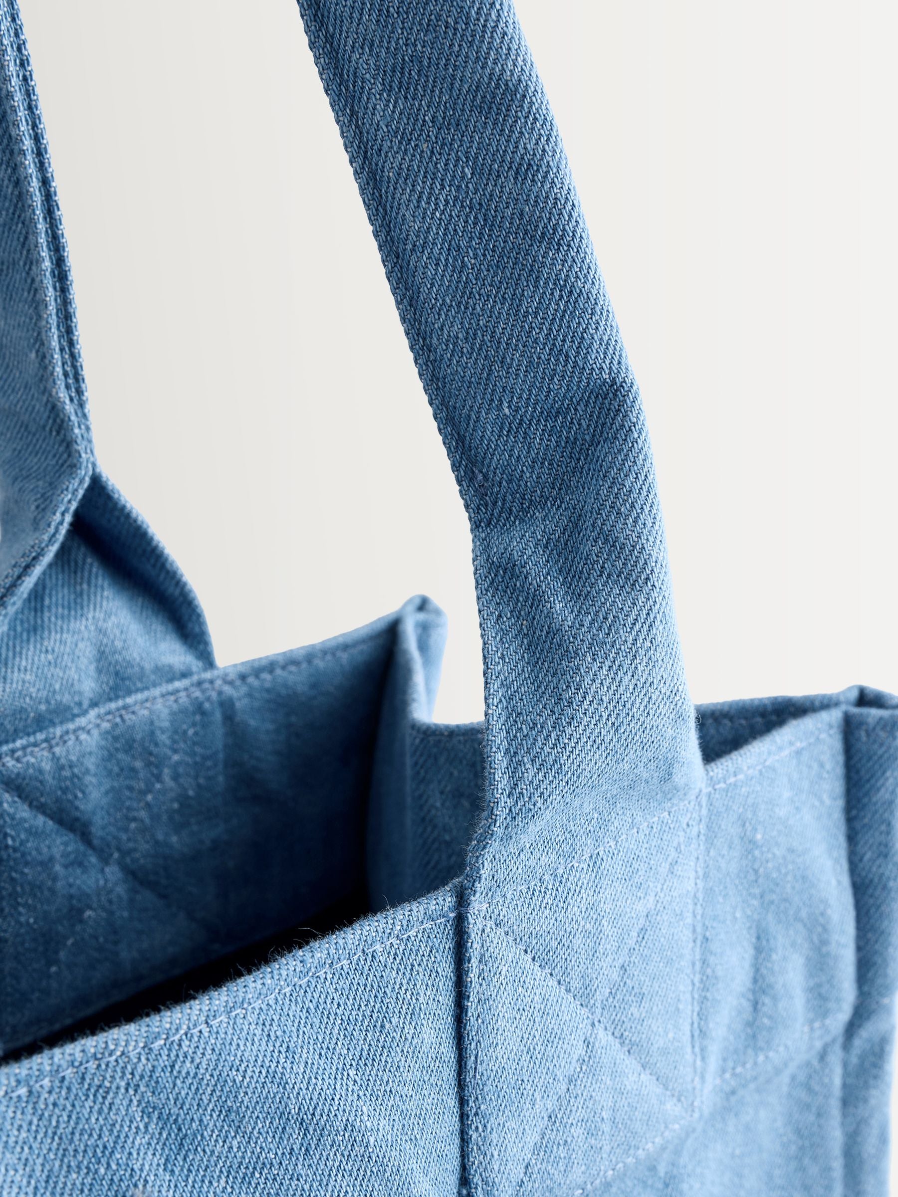 GANNI blue Easy Shopper denim bag - British product