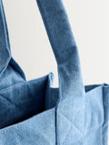 GANNI blue Easy Shopper denim bag - British product