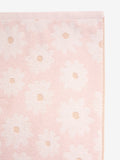 Pink Daisy 100% cotton bathroom towel set (British brand)
