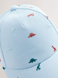 Dino embroidered baseball cap for children, 100% cotton (British brand)
