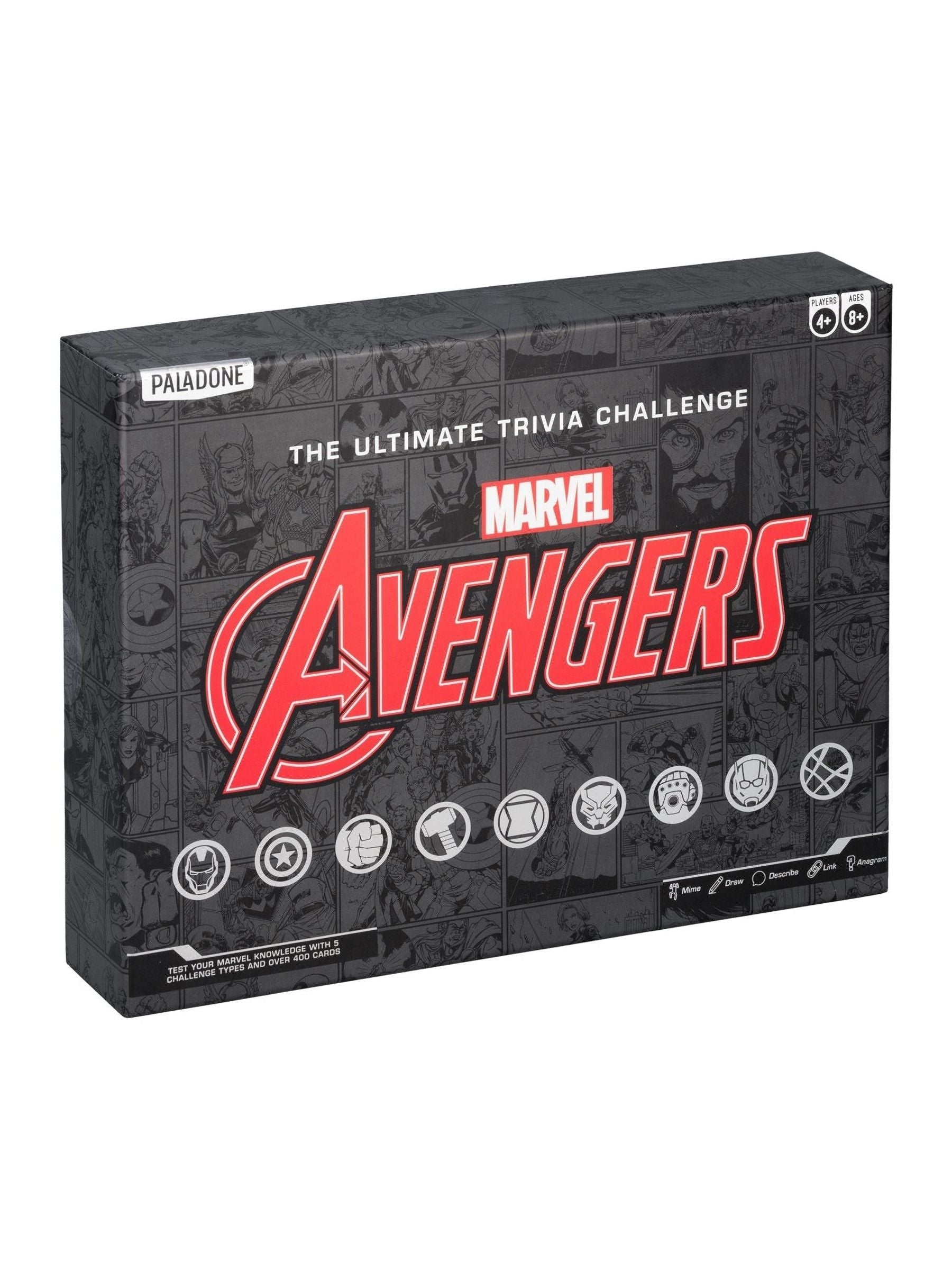 Marvel Avengers trivia challenge game (British brand)