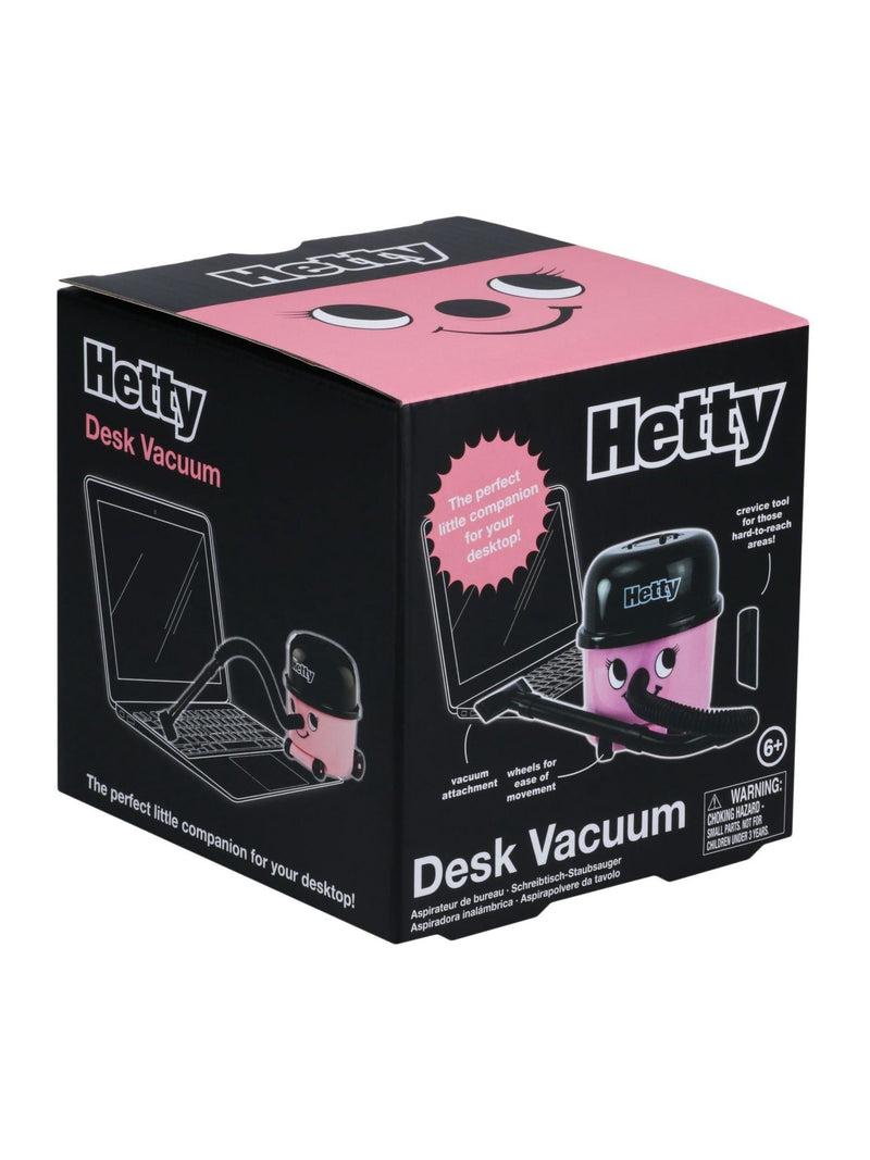 Numatic Hetty Hoover pink desk vacuum, UK version