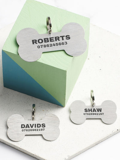 Next Oakdene Personalised Steel Dog Tags- Buy online at McGrocer