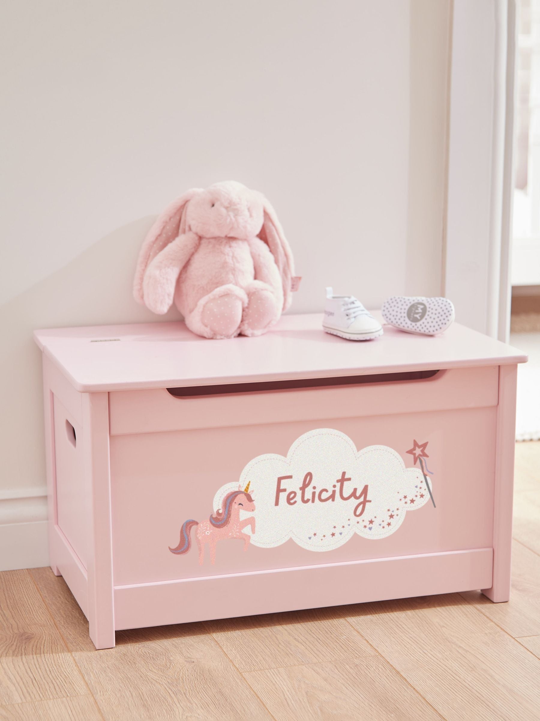 My 1st Years personalised unicorn toy chest, UK version