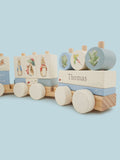 My 1st Years Peter Rabbit personalised pull along train, imported from the UK