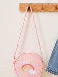 My 1st Years personalised rainbow handbag pink, imported from the UK