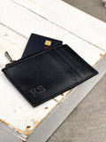 Solesmith personalised monogrammed card holder leather - British product
