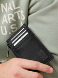 Solesmith personalised monogrammed card holder leather - British product