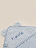 My 1st Years personalised cotton hooded towel, imported from the UK